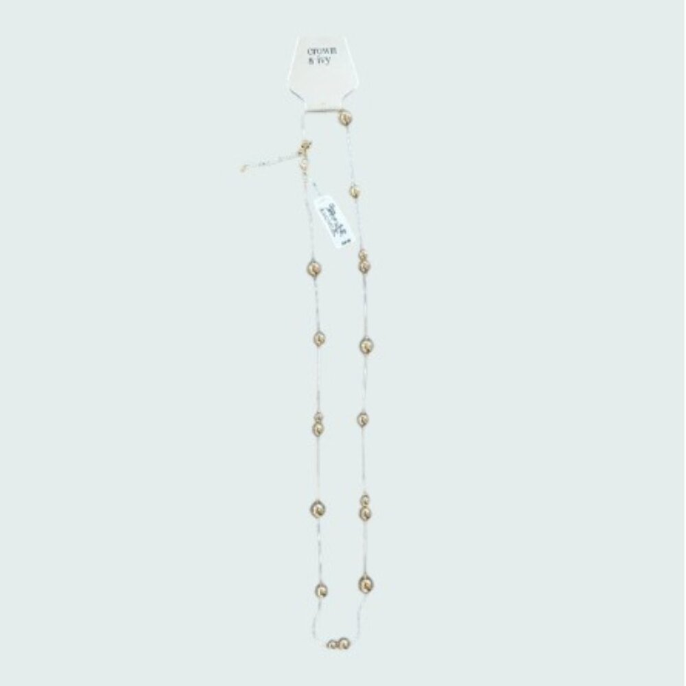 Crown and Ivy Long Necklace NWT